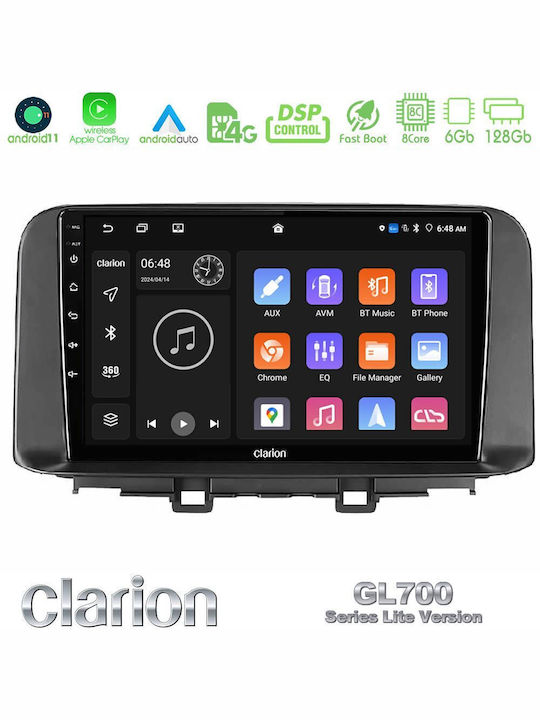 Clarion Автомобилна Аудио Система (Блутут/USB/WiFi/GPS/Apple-Carplay/Android-Auto) с Тъчскрийн 10"