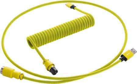 Cablemod Pro Coiled Spiral USB 2.0 Cable USB-C male - USB-A Κίτρινο 1.5m CM-PKCA-CYAY-KY150KY-R