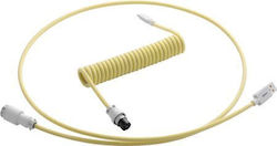 Cablemod Pro Coiled USB 2.0 USB-C männlich - USB-A 1.5m (CM-PKCA-CWAW-YW150YW-R)