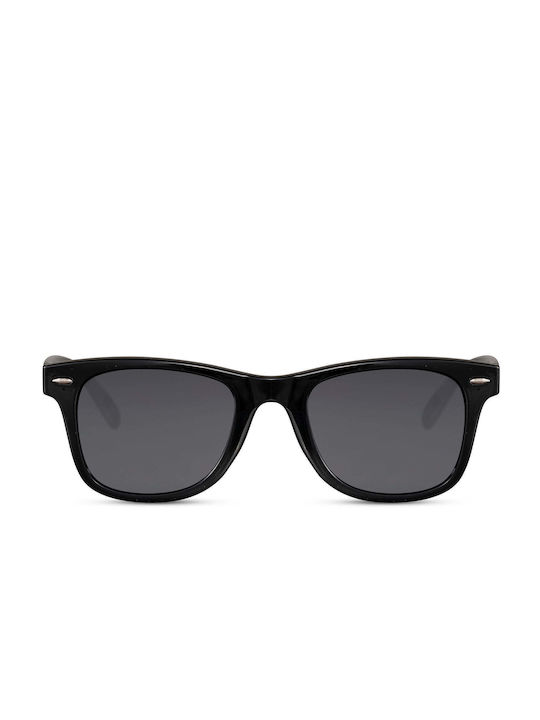 LimeShade Sunglasses with Black Plastic Frame and Black Lens LS6184