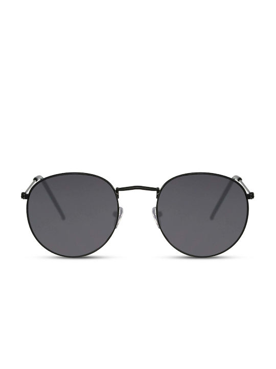 LimeShade Ochelari de soare cu Negru Din metal Rame și Negru Lentilă LS2406