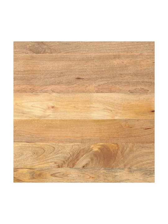 vidaXL Square Table Surface made of Solid Wood Mango 80x80x2.5cm 371480 1pcs