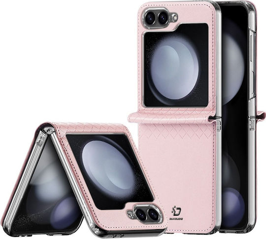 Dux Ducis Back Cover Synthetic Leather Pink for Galaxy Z Flip6