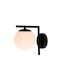Elmark Lamp Wall with Socket E27 Black