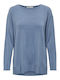 Only Women's Long Sleeve Sweater Blue