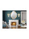 Tiara Leuchte Wand mit Fassung G9 Gold 22cm