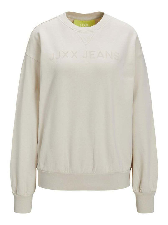 Jack & Jones Γυναικείο Φούτερ Εκρού