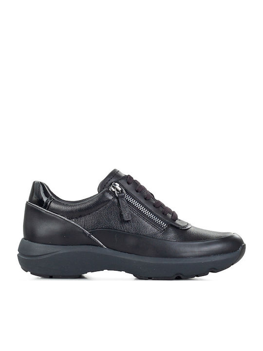 Clarks Tivoli Zip Γυναικεία Sneakers Μαύρο