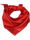 Satin Scarf Parade Triangle Red