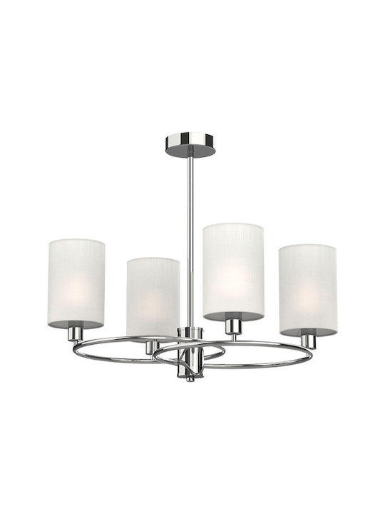 Elmark Candelabru cu Abajururi Argint 955LUKAS4