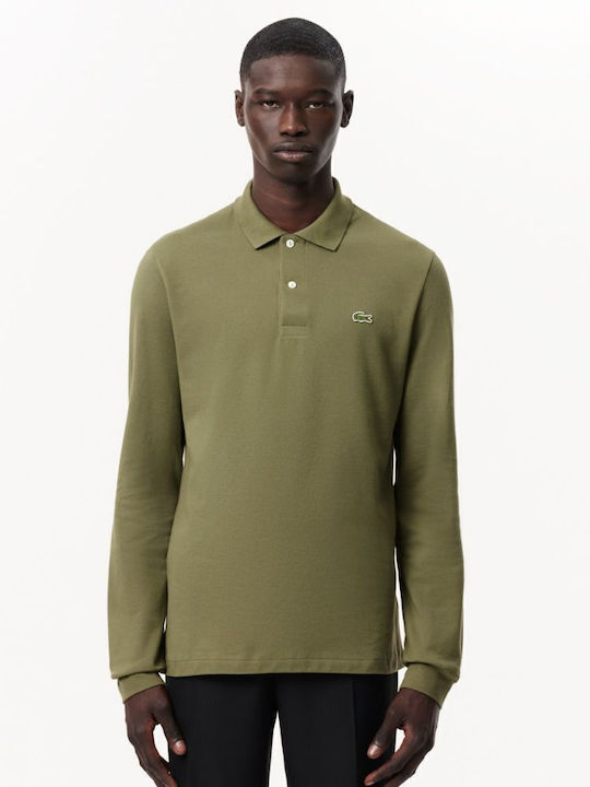 Lacoste Polo Long Sleeve Blouse Olive