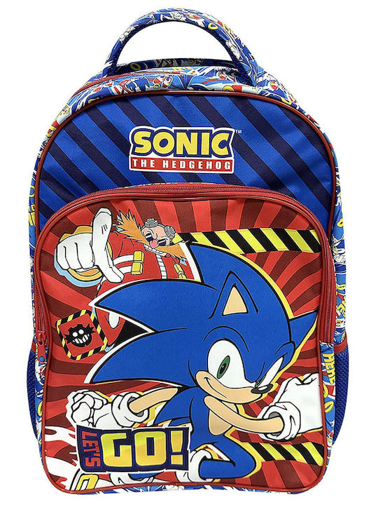 Primary School Backpack Sonic 45x28x17cm 16292-3217
