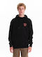 Herren Sweatshirt mit Kapuze Schwarz