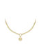 Luminal Necklace from Gold Plated Steel