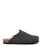 Luise Anatomical Women's Slippers with Fur Gray