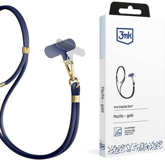 3MK EasyClip Elite Λουράκι Λαιμού για Κινητά Χρυσό