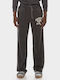 'vintage Athletic' Sweatpants without Elastic Black