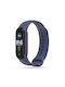 Techwave Armband Silikon Marineblau (Mi Smart Band 5/Mi Smart Band 6)