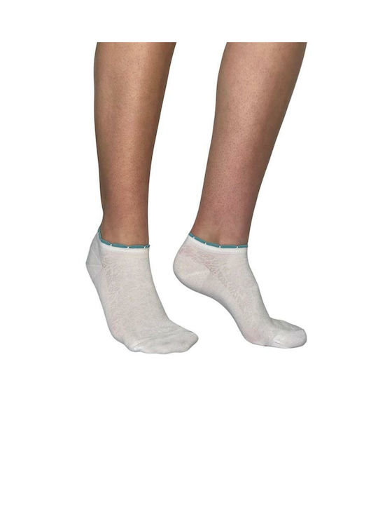 Inizio Damen Socken Ecru/Mint 1Pack