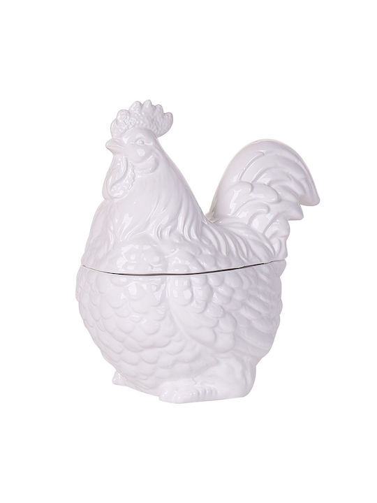 Beliani Figură Decorativă din Material Ceramic 1buc