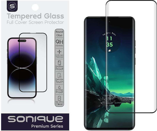 Curvy Glass Sonique Premium Series Hd Full Cover 9h Motorola Edge 40 Neo 5g Μαύρο