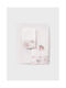 Mayoral Baby Sheet Crib Cotton Blush White 60x120cm