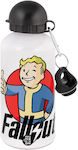 Fallout Vault Boy Metall-Wasserflasche Weiß Aluminium 500ml