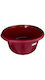 Viomes Basin Round 48x48x20cm. Capacity 20lt Red