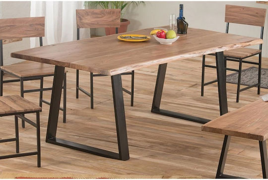 Lizard-w Τραπεζαρίας Καφέ 140x80x78εκ. Lizard-w Τραπεζαρίας Καφέ 140x80x78εκ.