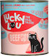 Lucky Lou LifeStage Υγρή Τροφή για Ενήλικες Γάτες σε Κονσέρβα με Βοδινό και Πουλερικά χωρίς Σιτηρά 800gr & Κολοκυθάκι