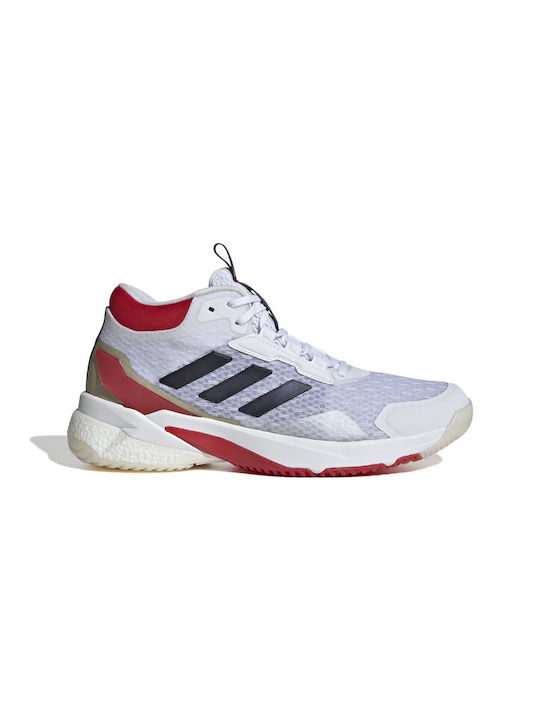 Adidas Crazyflight 5 Mid Herren Sportschuhe Volleyball Λευκό / Κόκκινο