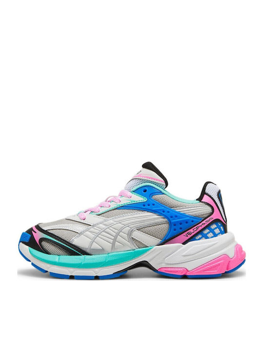 Puma Velophasis Γυναικεία Chunky Sneakers Πολύχρωμα 398219-04