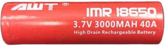 Επαναφορτιζόμενες Μπαταρίες 18650 3000mAh 3.7V 2τμχ