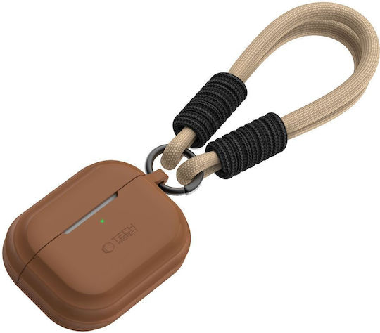 Tech-Protect Silicone Rope Θήκη Σιλικόνης Chocolate Brown για Apple AirPods Pro 2