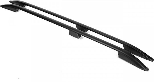 Premium Longitudinal Bars Compatible Vw Amarok 2010-> Color Black