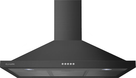 Elmark EL-90A09BL Kamin-Dunstabzug 90cm Schwarz