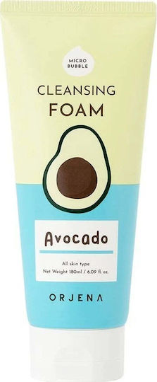 Orjena Avocado Facial Cleanser Foam for Oil Control and Moisturizing Action 180ml