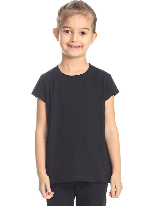 Joyce Παιδικό T-shirt Μαύρο