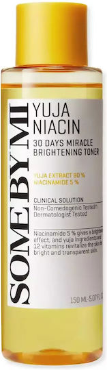 Some By Mi Yuja Niacin 30 Days Miracle Facial Toning Liquid With Niacinamide & Hyaluronic Acid 150ml