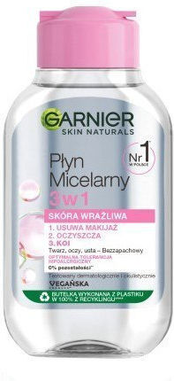 Garnier Skin Naturals Micellar Water Facial Cleansers Makeup Remover 100ml
