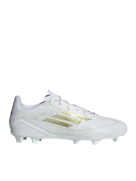 adidas F50 League Football Shoes with Cleats White