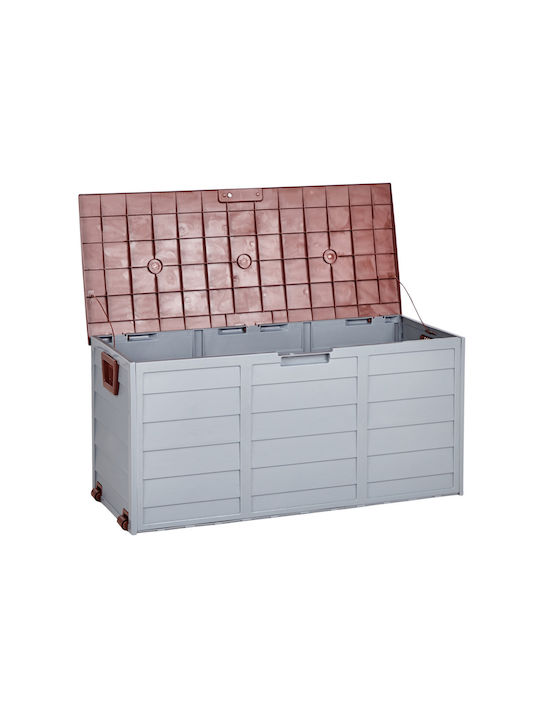 Beliani Outdoor Storage Box Locarno Plastic 245...