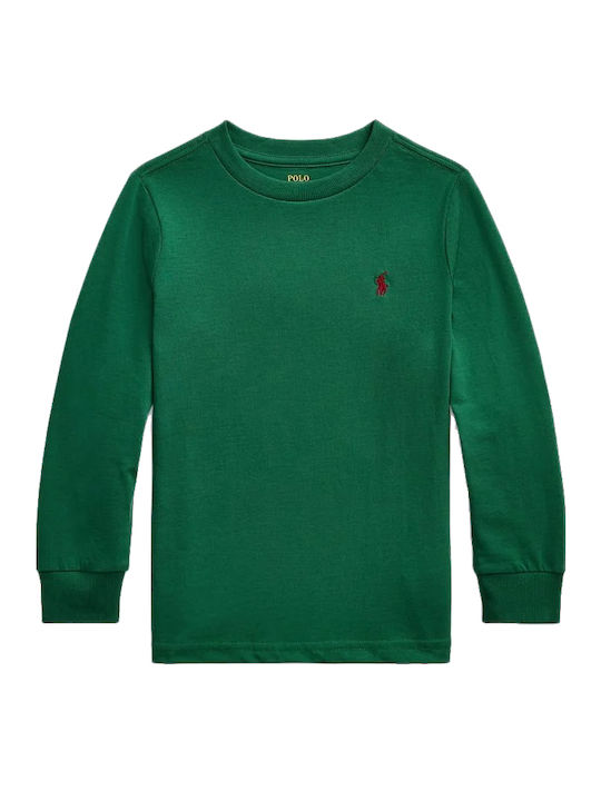 Ralph Lauren Kids Blouse Long Sleeve Stuart Green