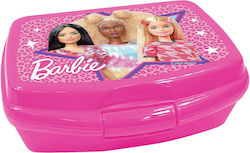 Barbie Plastik-Lebensmittelbehälter 16,5x12,5x6cm 600ml Barbie Barbie Plastik-Lebensmittelbehälter 16,5x12,5x6cm 600ml Barbie