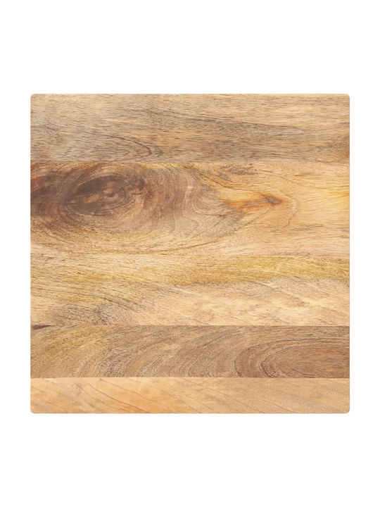 vidaXL Триъгълна Повърхност на масата Масивно дърво Mango - Brown 50x50x2.5см 371456 1бр