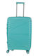 Ormi PP8804 Medium Hard Turquoise Suitcase With 4 Wheels Height 65cm