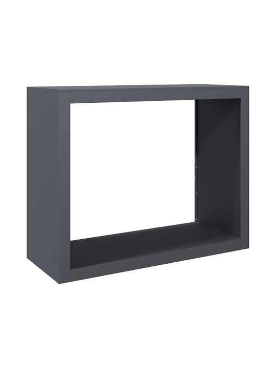 vidaXL Metalic Raft Depozitare lemne 100x40x80c...