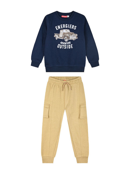 Energiers Kinder Sweatpants Set - Jogginganzug beige