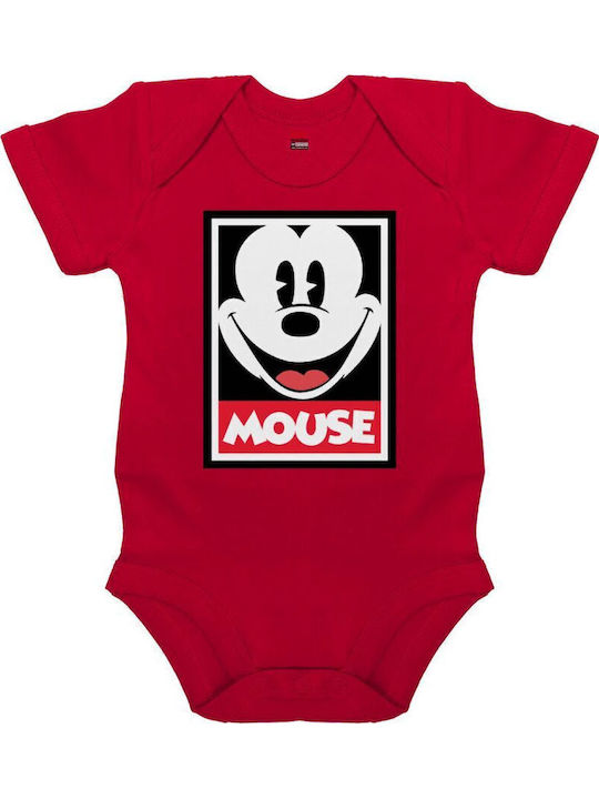 Koupakoupa Mickey Mouse Short-Sleeved Red