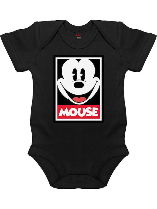 Koupakoupa Mickey Mouse Short-Sleeved Black